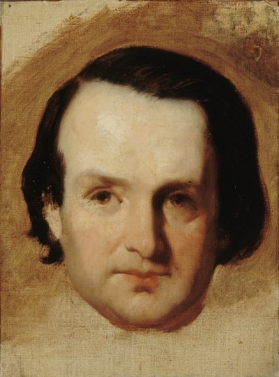 Porträtt av Victor Hugo 1802-1885, ca 1835. av François Joseph Heim