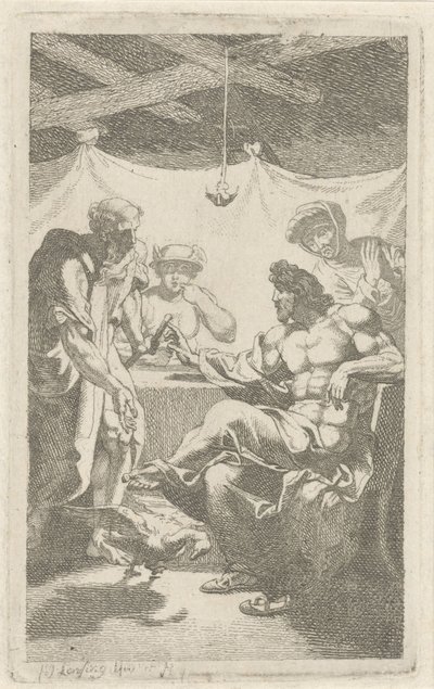 Jupiter och Merkurius vid Filemon och Baucis av François Joseph Lonsing