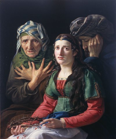 St. Veronica av Binasco av François Joseph Navez