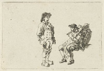 Bonde och piprökare av François Joseph Pfeiffer (II)