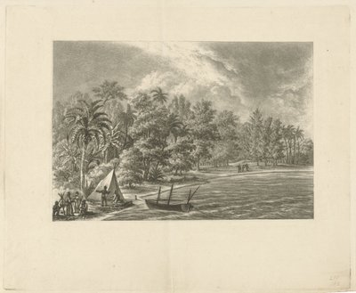 Tropiskt landskap av François Joseph Pfeiffer (II)