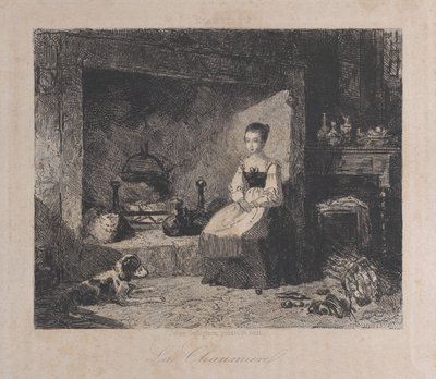 The Cottage La Chaumiere, 1800-50., 1800-50. av François Jules Collignon