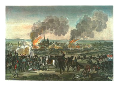 Erövringen av Ratisbon, 23 april 1809, c1850 av François Pigeot