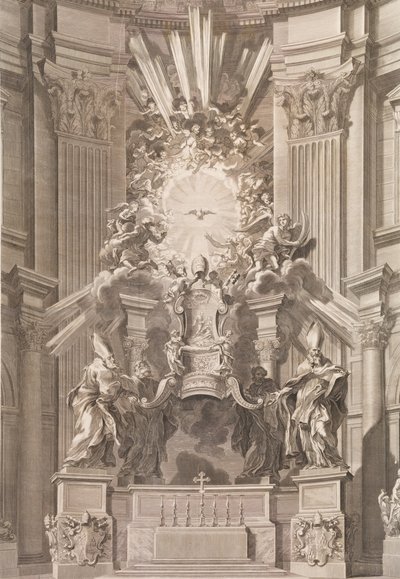 St. Peters stol i templets inre...Plåt 41 från albumet 