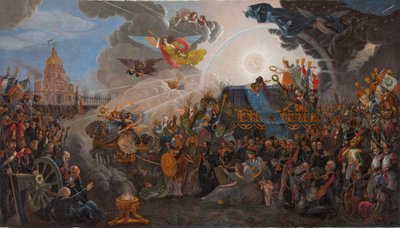 Allegori om återkomsten av Napoleons aska, 1840. av François Trichot