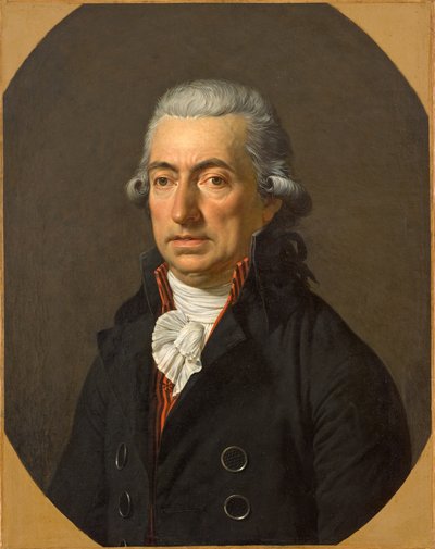 Porträtt av Mr Joseph Fabre, konstnärens far av Francois Xavier Fabre