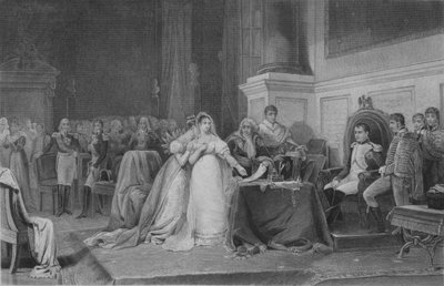 The Divorce of Josephine, 1846, mitten av 1800-talet. av François de Meersman