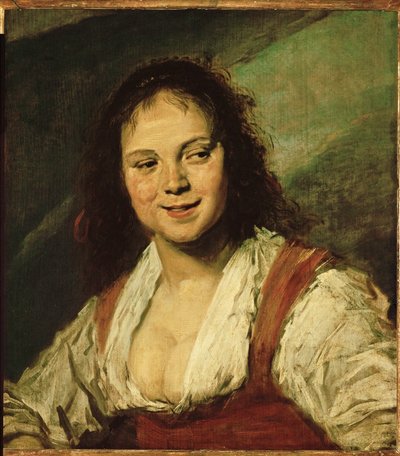 La Bohemienne - Zigenarflickan ... av Frans (School of) Hals