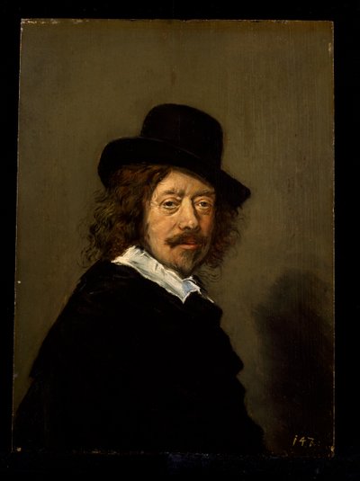 Porträtt av konstnären, ca 1650 (olja på trä) av Frans (after) Hals