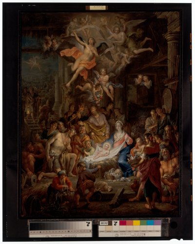Tillbedjan av herdarna av Frans Christoph Janneck