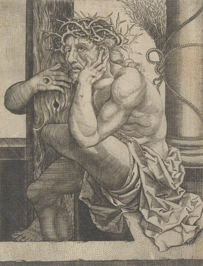 Kristus som sorgens man, ca. 1522-25. av Frans Crabbe van Espleghem