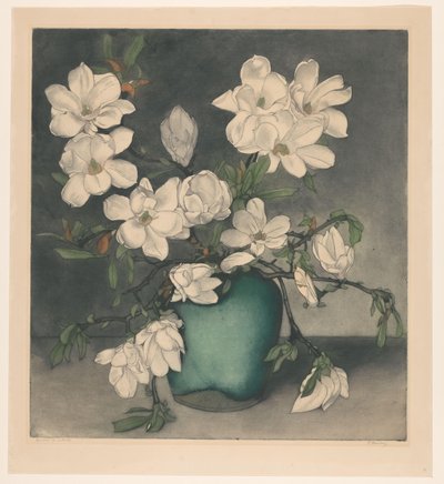 Magnoliatacken av Frans Everbag (signed by artist)