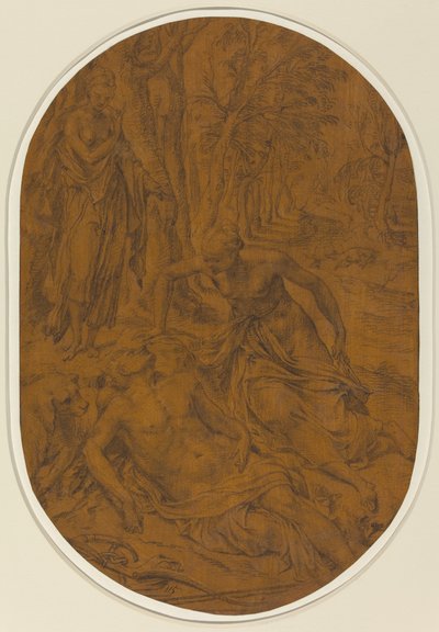 Diana och Endymion av Frans Floris I