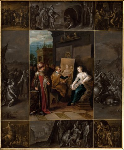 Apelles Painting Campaspe av Frans Francken d.Y.