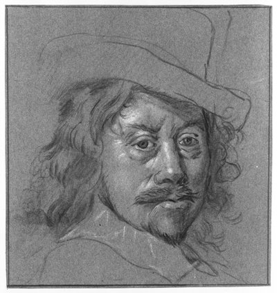 Porträtt av Frans Hals av Frans Hals