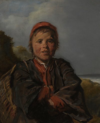 Fisherboy (olja på duk) av Frans Hals