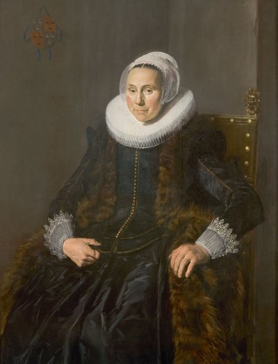 Porträtt av Cornelia Claesdr. Vooght (-) av Frans Hals