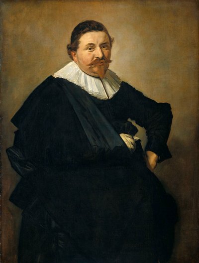 Porträtt av Lucas de Clercq av Frans Hals