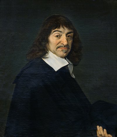 Porträtt av Rene Descartes (1596-1650) c.1649 av Frans Hals