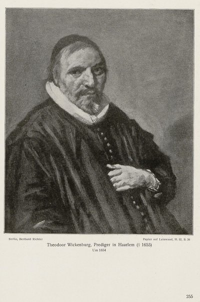 Porträtt av Theodorus Wikenburg av Frans Hals