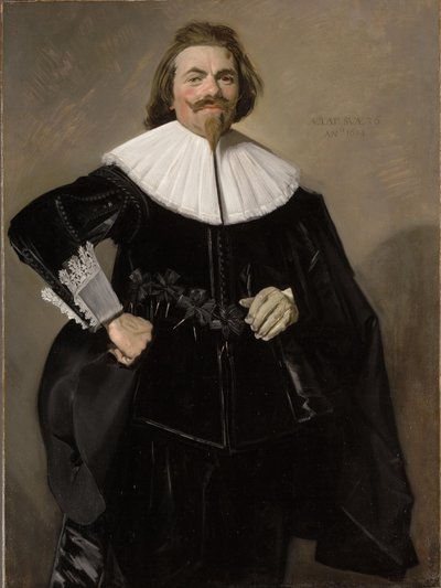 Porträtt av Tieleman Roosterman av Frans Hals