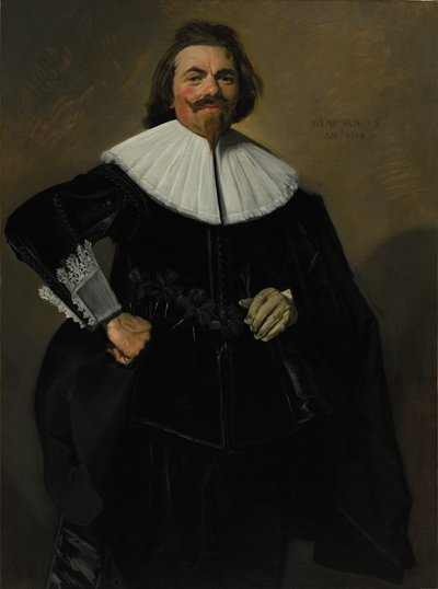 Porträtt av Tieleman Roosterman, 1634. av Frans Hals
