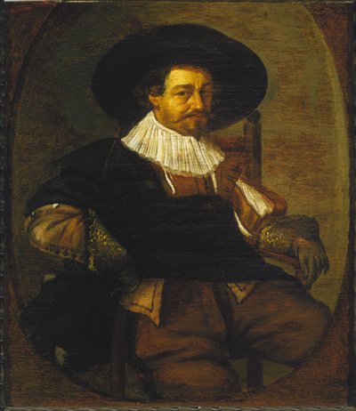 Porträtt av en man av Frans Hals