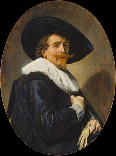 Porträtt av en man av Frans Hals