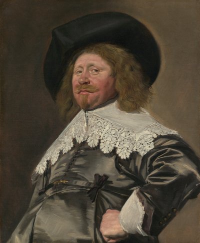 Porträtt av en man, möjligen Nicolaes Pietersz Duyst van Voorhout, ca 1636-38. av Frans Hals