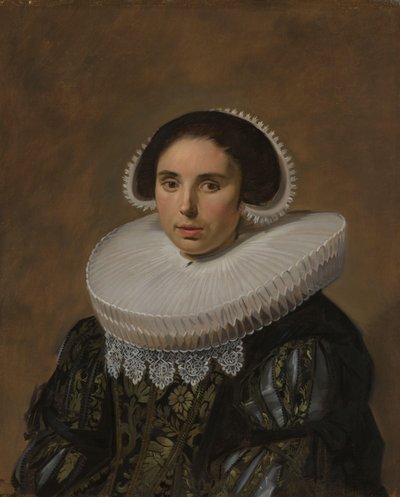 Porträtt av en kvinna av Frans Hals