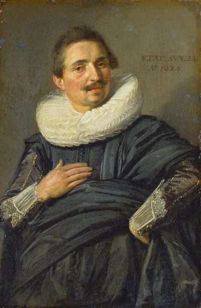 Porträtt av en ung kavaljer av Frans Hals