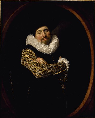 Porträtt av en man av Frans Hals