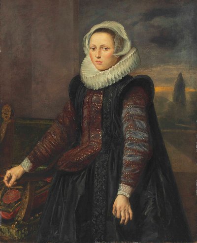 Porträtt av en ung kvinna av Frans Hals