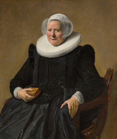 Porträtt av en äldre dam av Frans Hals