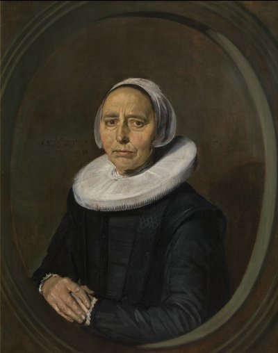 Porträtt av en okänd, 53-årig kvinna av Frans Hals