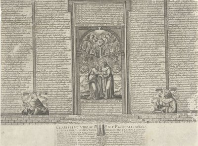 Kristus och Saint Francis vid ett träd av heliga av Frans Heylan