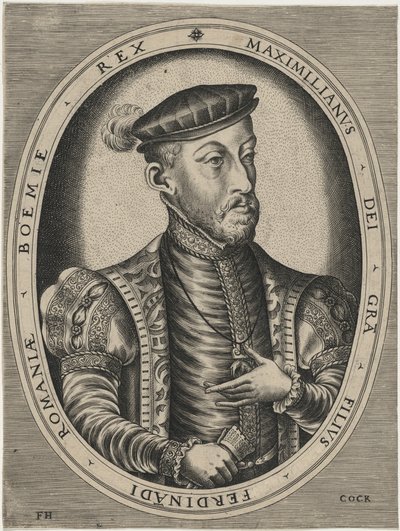 Maximilian II, romersk kejsare av Frans Huys