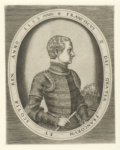 Porträtt av Frans II av Frankrike 1544-1560, 1559 av Frans Huys