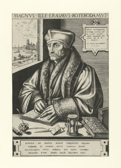 Porträtt av Aberforth Erasmus av Frans Huys
