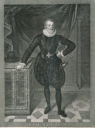 Porträtt av Henrik IV av Frankrike av Frans II Pourbus