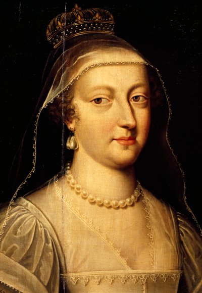 Porträtt av Maria Anna av Österrike (San Lorenzo de El Escorial av Frans II Pourbus
