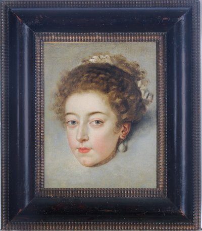 Porträtt av drottning Henriette-Marie av Frankrike av Frans II Pourbus