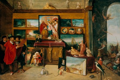 Galleri Interiör av Frans II the Younger Francken