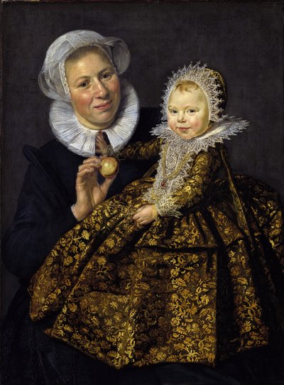 Catharina Hooft med sin sjuksköterska av Frans I Hals