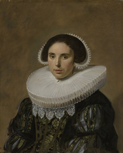Porträtt av en kvinna, 1635 av Frans I Hals