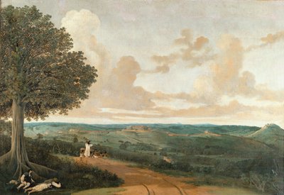 Brasilianskt landskap runt Porto Calvo ... av Frans Jansz Post