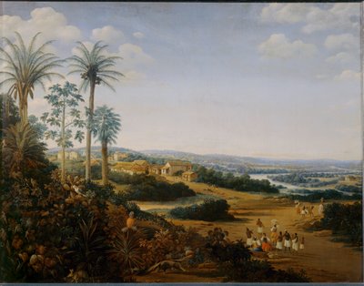 Hemmet till en "labrador" i Brasilien, tidigare känd som byn Serinhaem ... av Frans Jansz Post