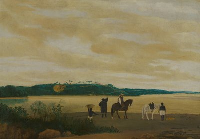 Utsikt över ön Itamaracá, Brasilien Utsikt över ön Itamaracá av Frans Post