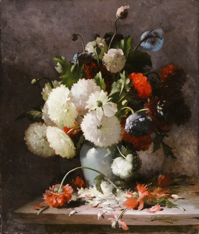 Pioner på en stenavsats av Frans Mortelmans