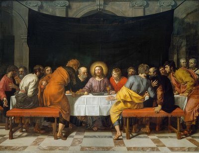 Sista måltiden. 1618 av Frans Pourbus the Younger